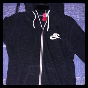 Nike dark grey zip jacket